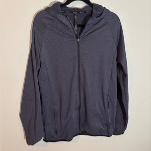 Gray Zip-Up Hoodie Gaiam